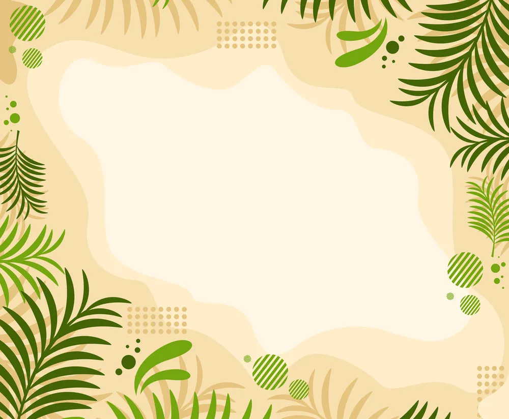 Flat Background of Palm Sunday