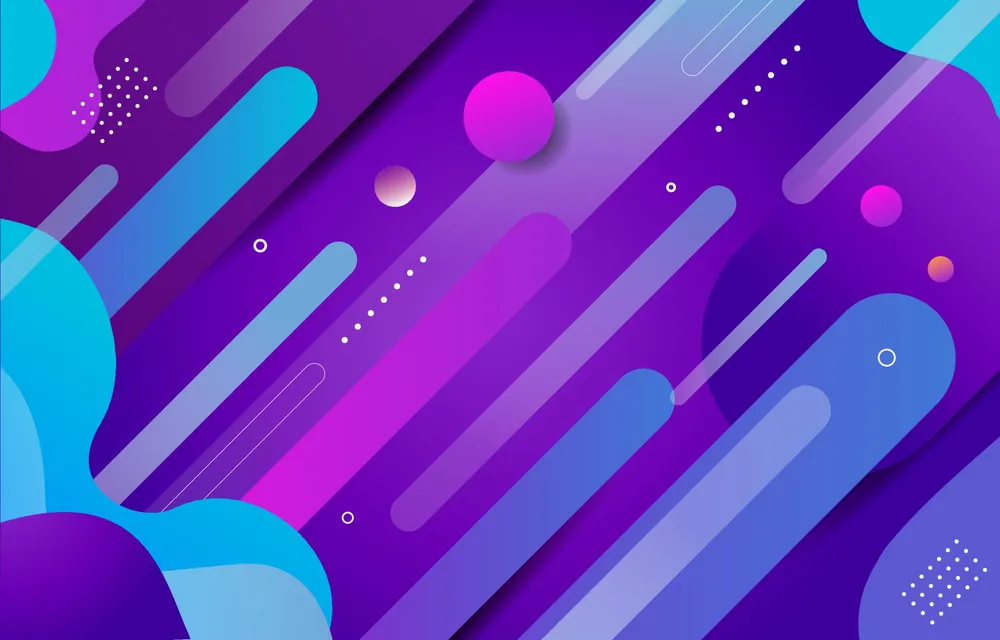 Modern Gradient Purple Blue Background