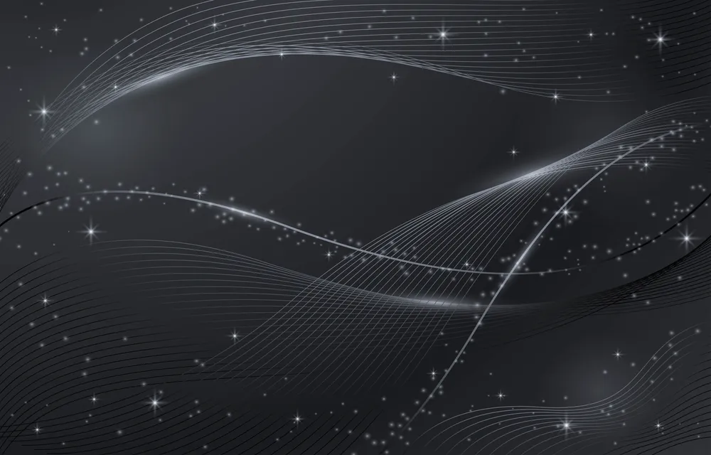 Lines and Waves Dark Color Background