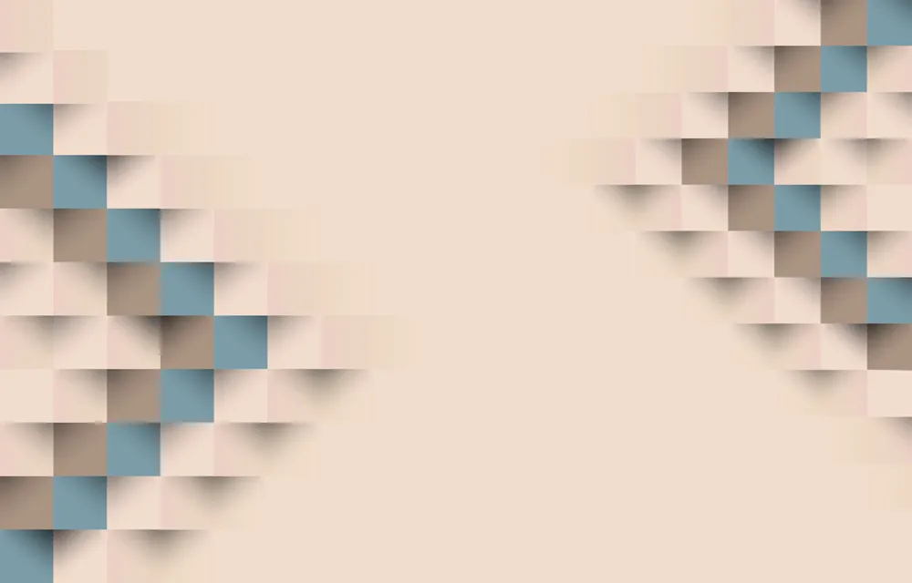 Minimal Beige Background with Geometric Decoration