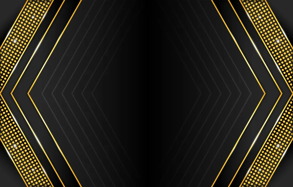 Gradient Black and Gold Abstract Background