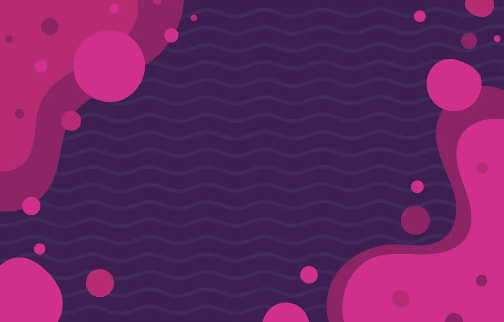 Abstract Organic Flat Background in Magenta Purple