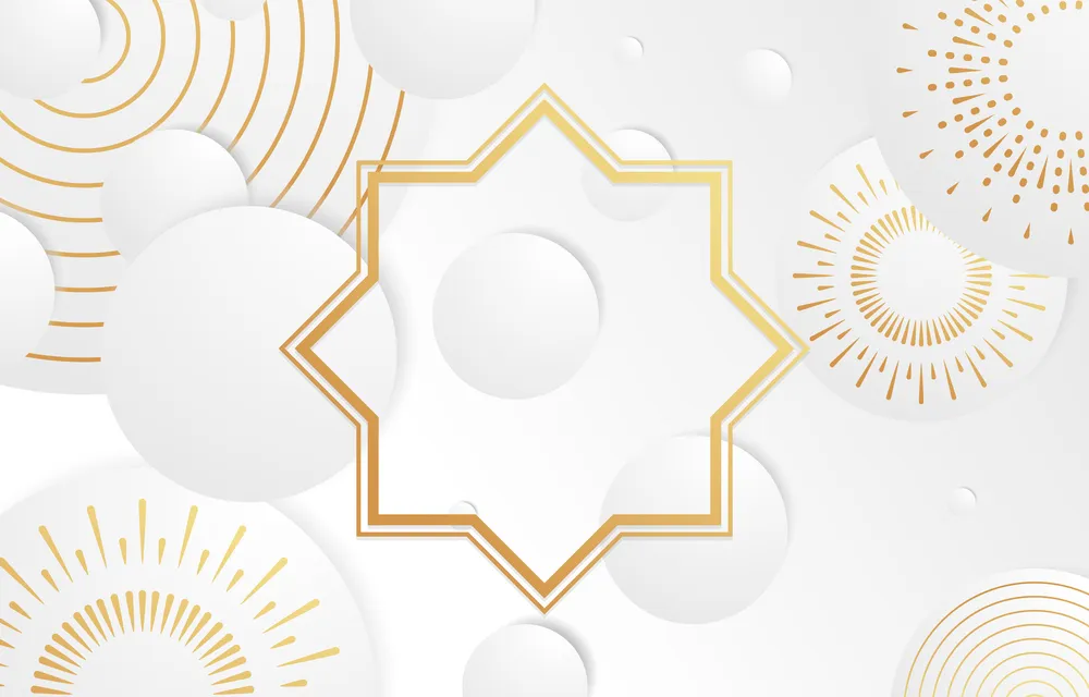 White Elegant and Luxurious Background With Rounded Shapes