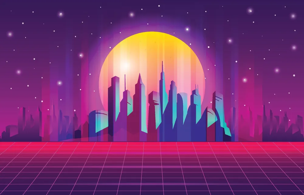 Nighttime at Retro City Futurism