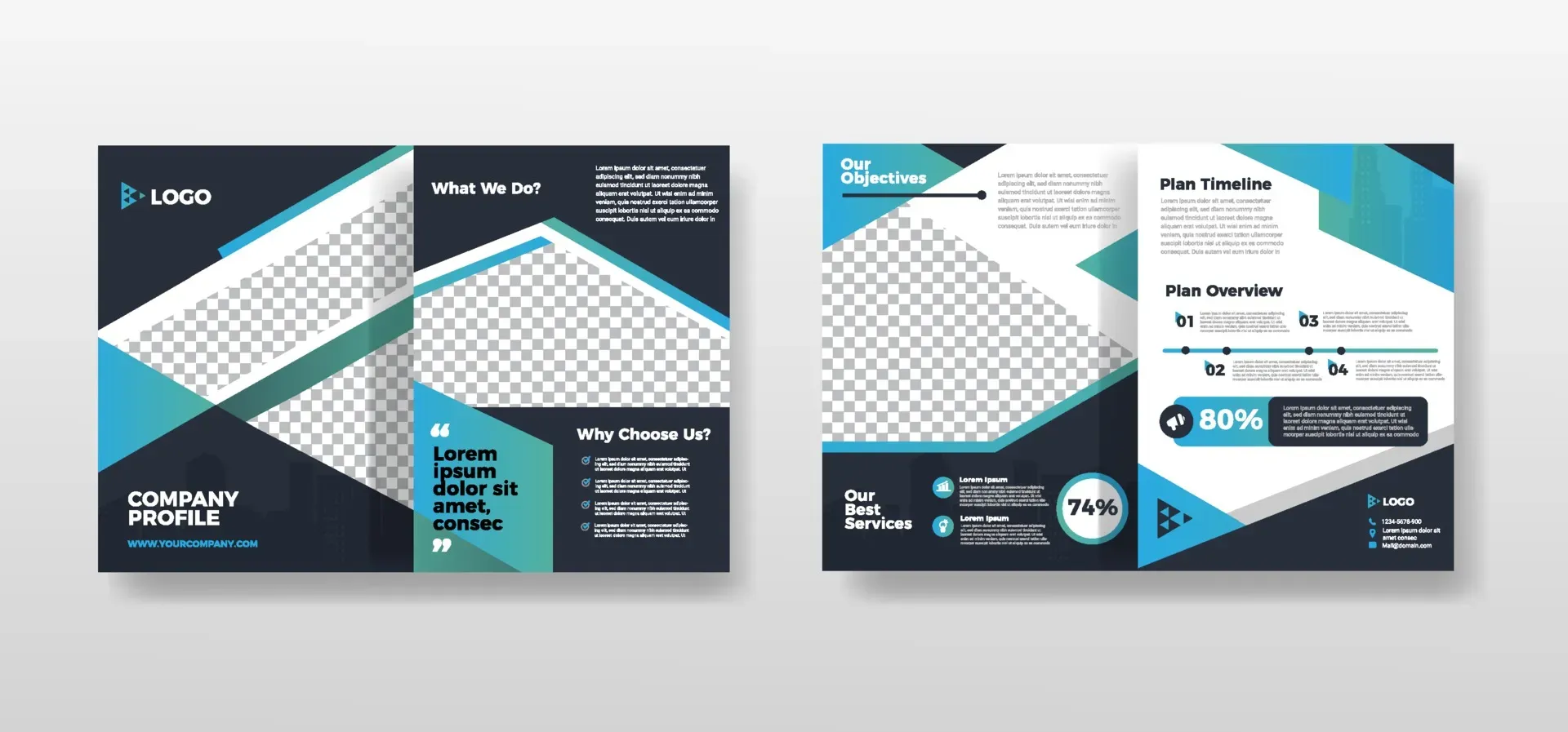 Company Profile Cover Template