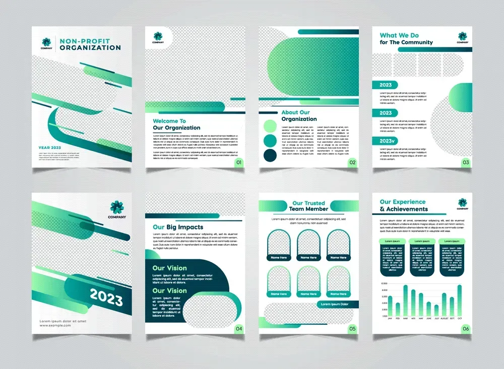 Business Report or Proposal Template for Non Profit Organization