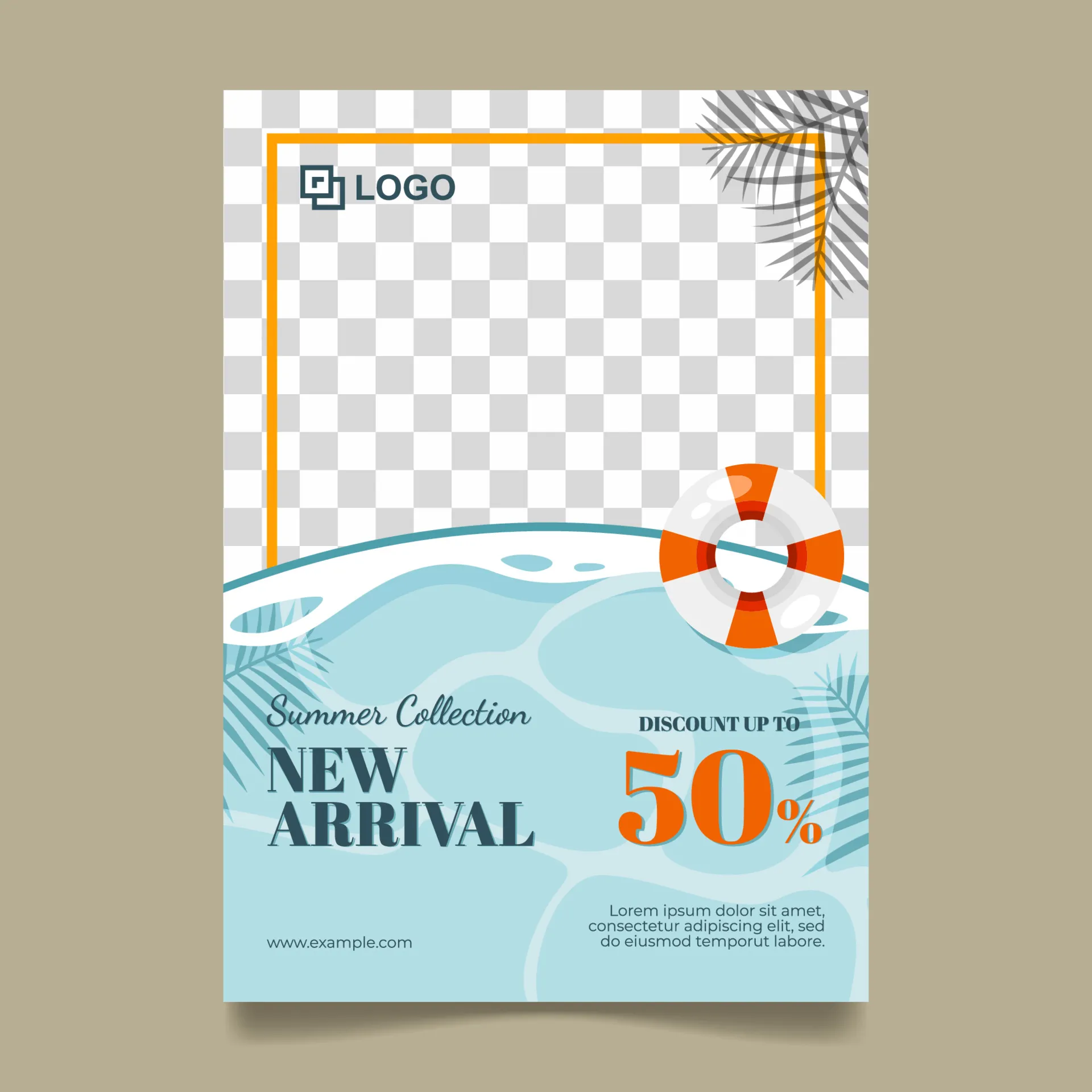 Summer Fashion New Arrival Poster Template