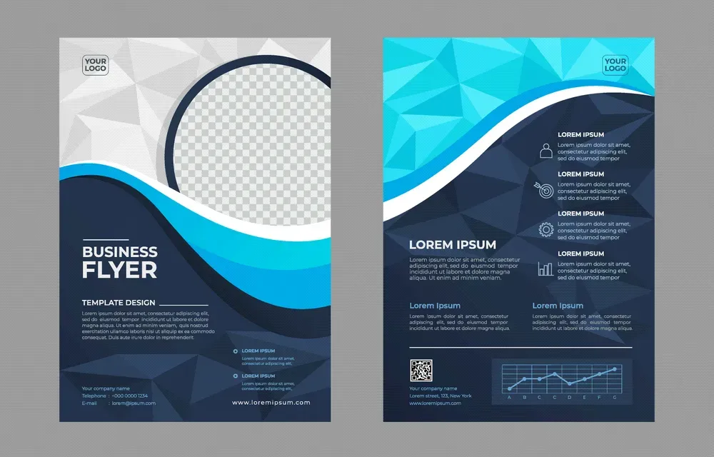 Modern Style Brochure Template Design
