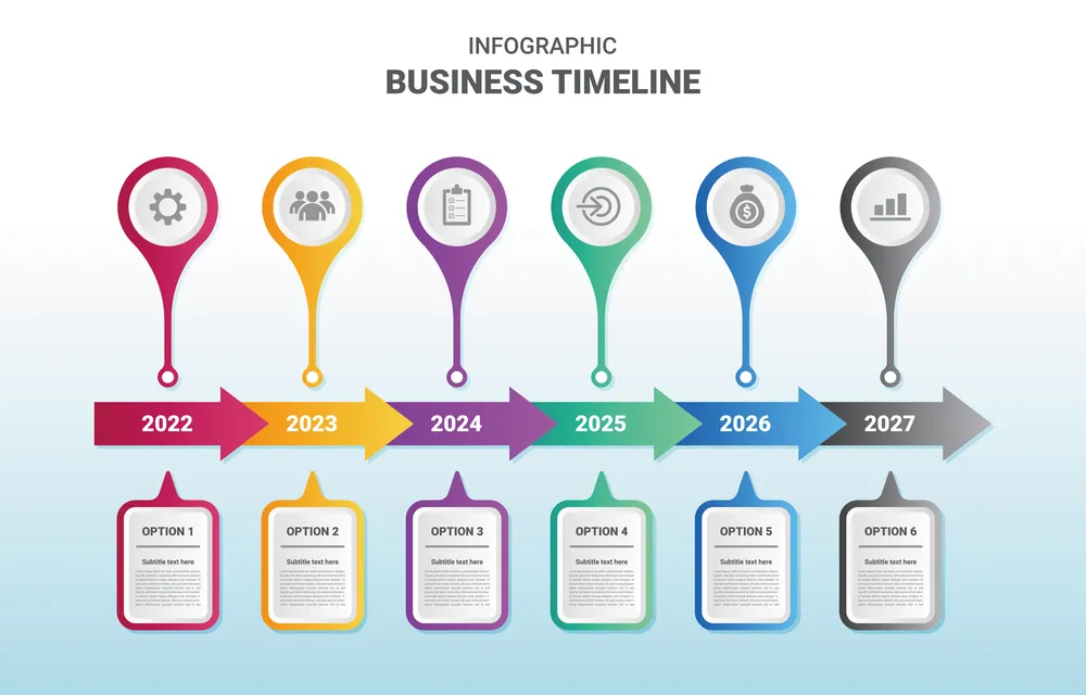 Business Timeline Infographic