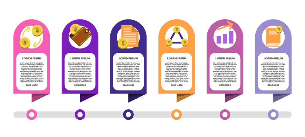 Financial Literacy Infographic Elements
