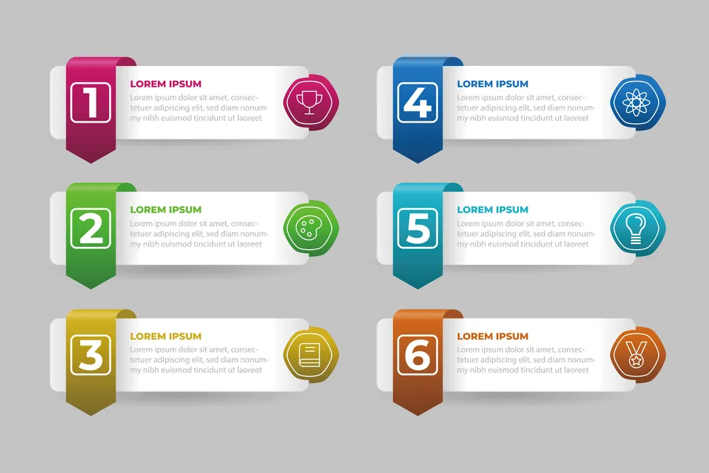 List Table of Content Infographic Template