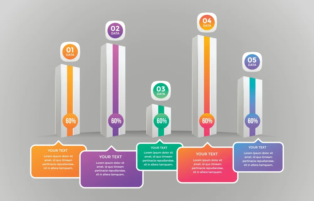Infographic Progress Modern Style Concept
