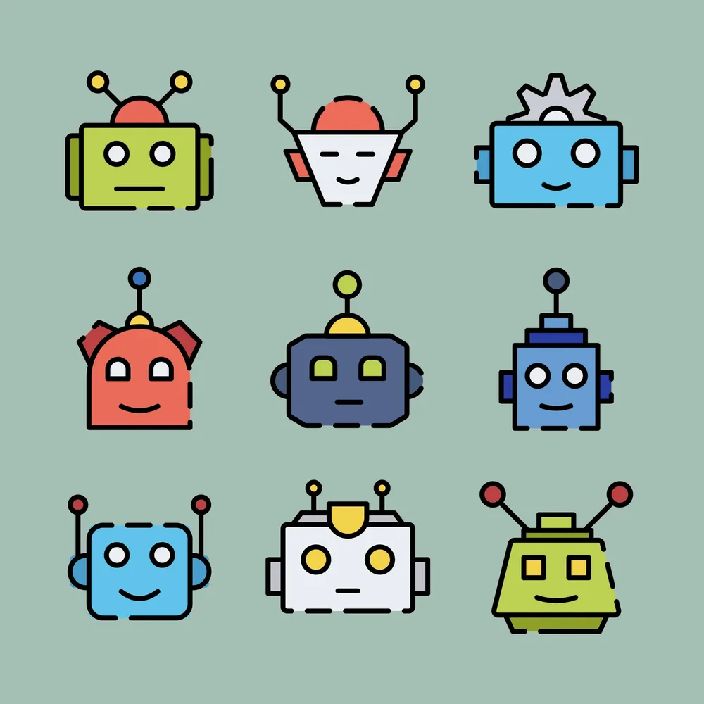Cute Chatbot Icon