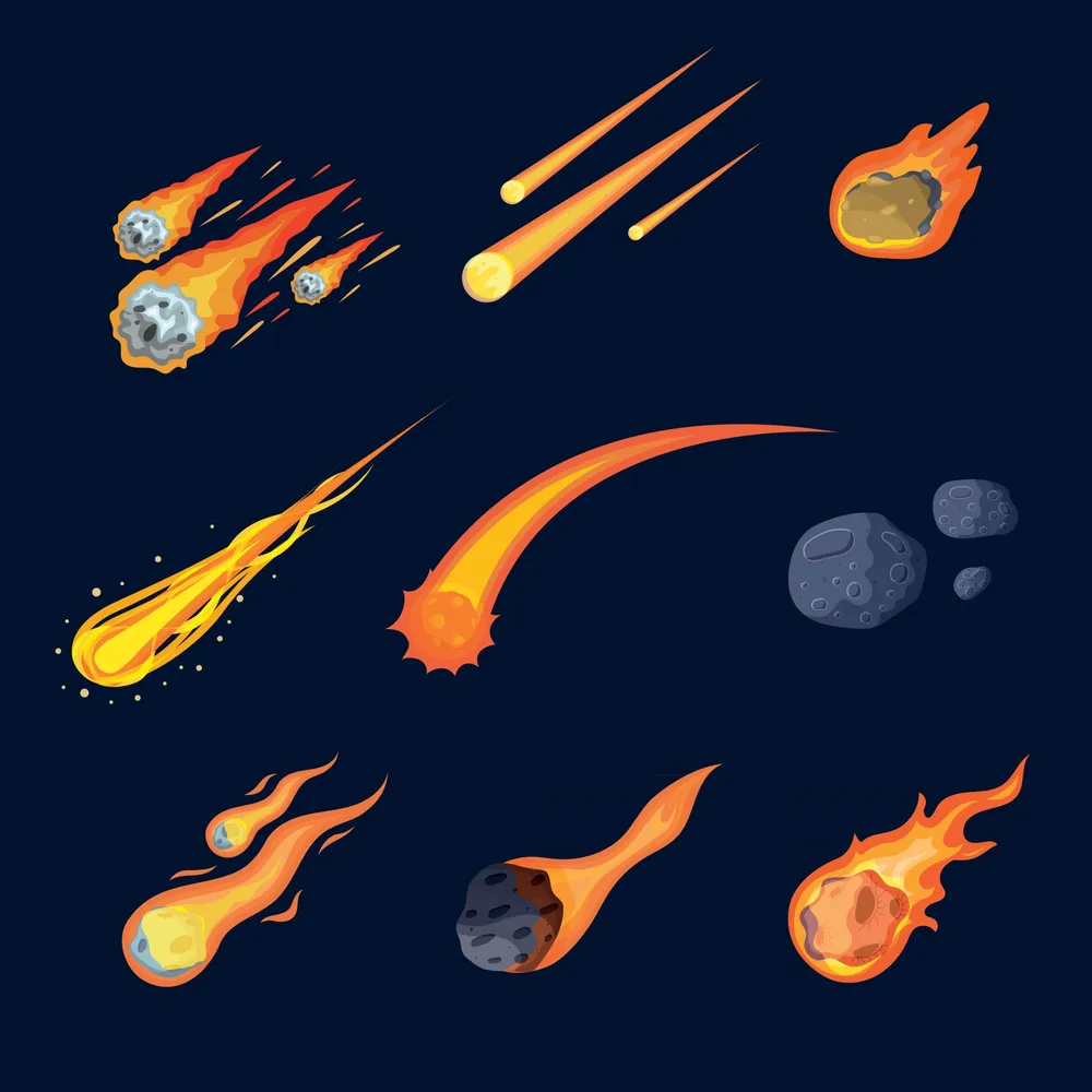 Meteor Variation Icon Set