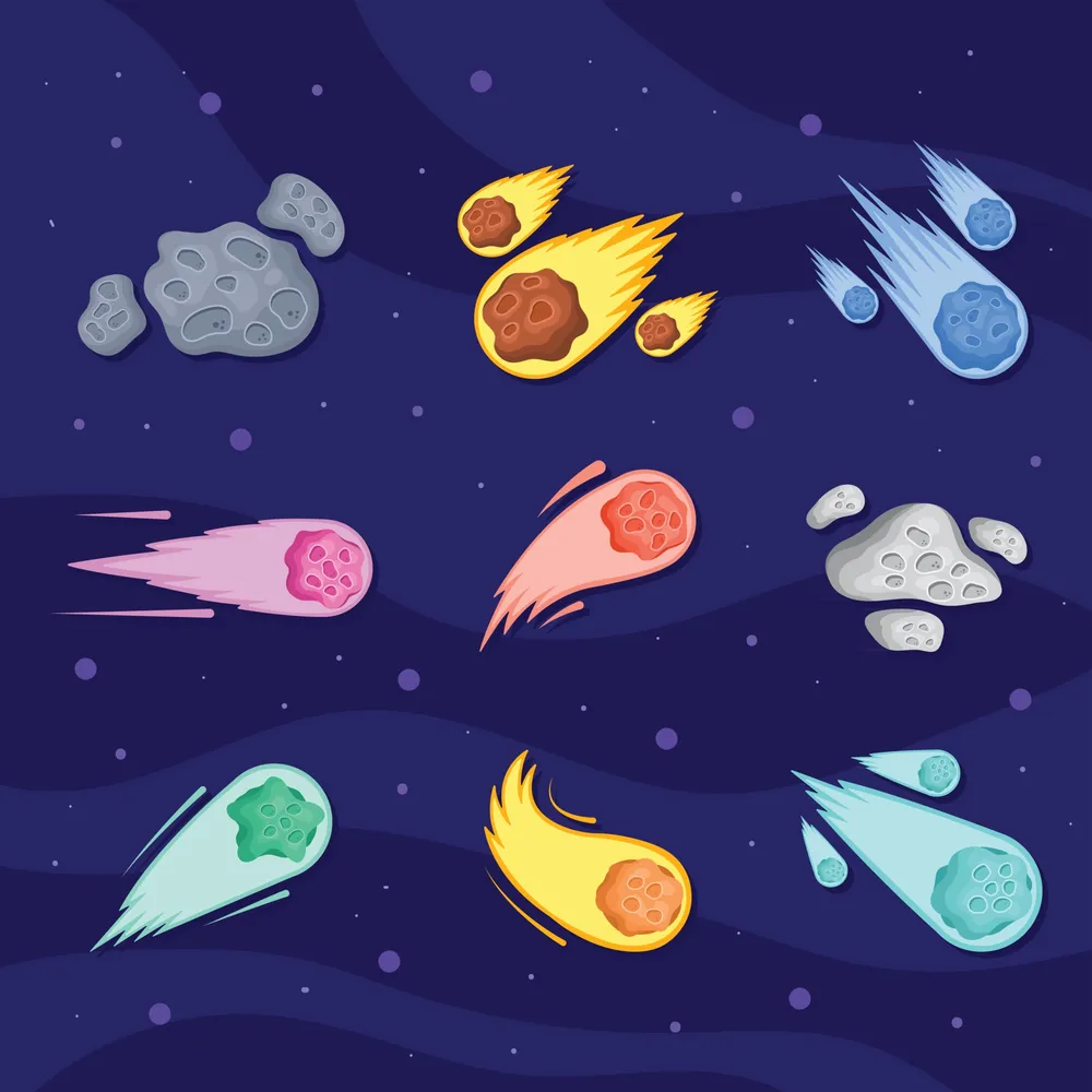 Set of Meteor Icons