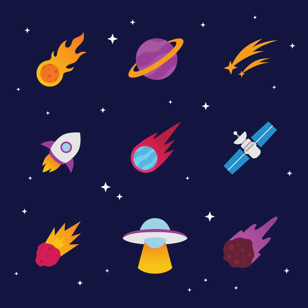 Meteor Space Icon Set