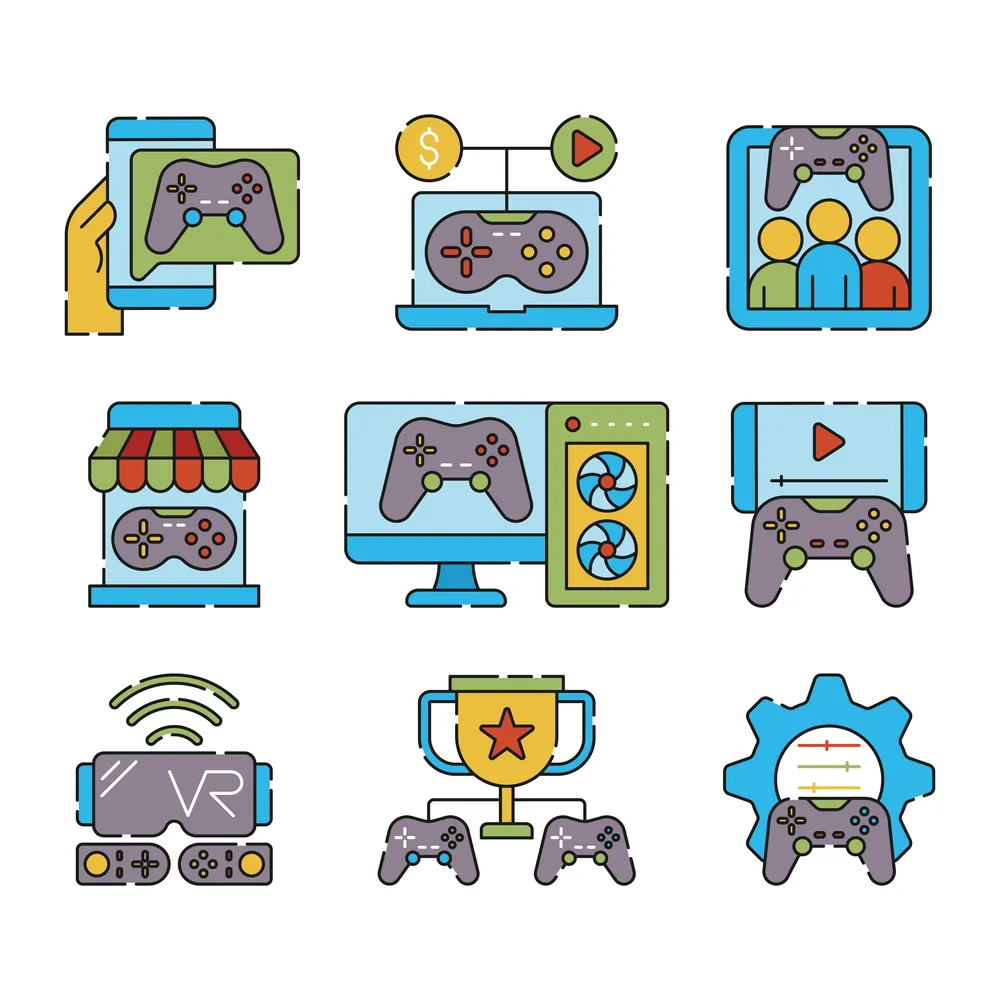 Game Application Icon Set