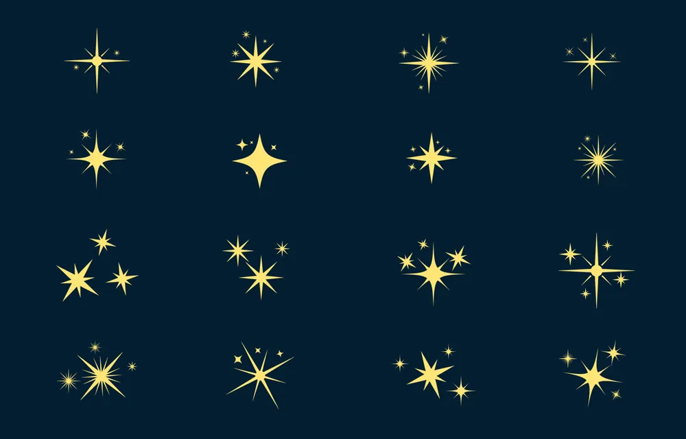 Star Icon Set Collection