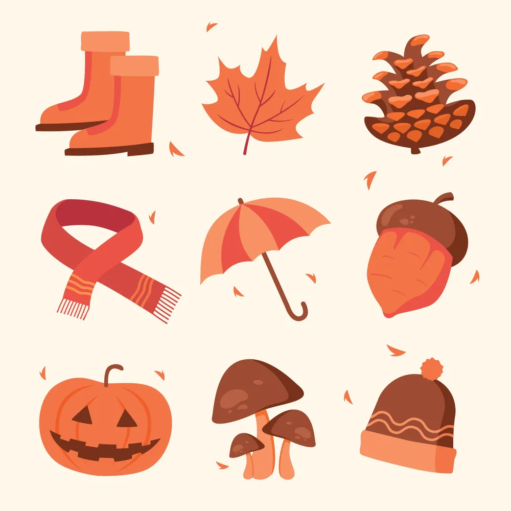 Autumn Elements Icon Set