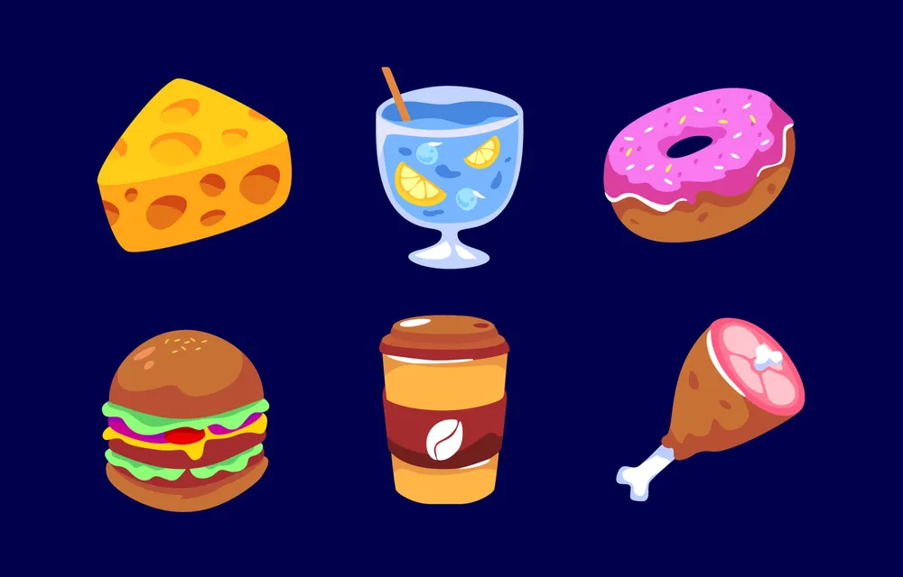 Food and Beverages Icon Set