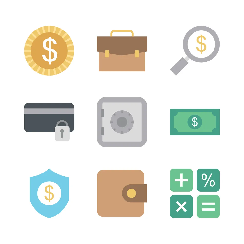 FInance Literacy Vector Icon Pack