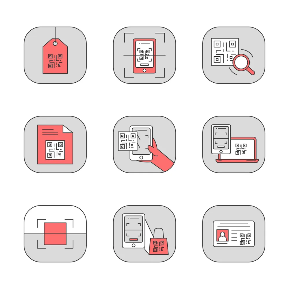 QR or Tap Pay Icons