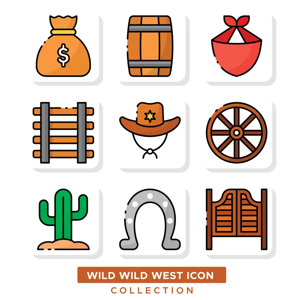 Wild Wild West Cowboy Icon