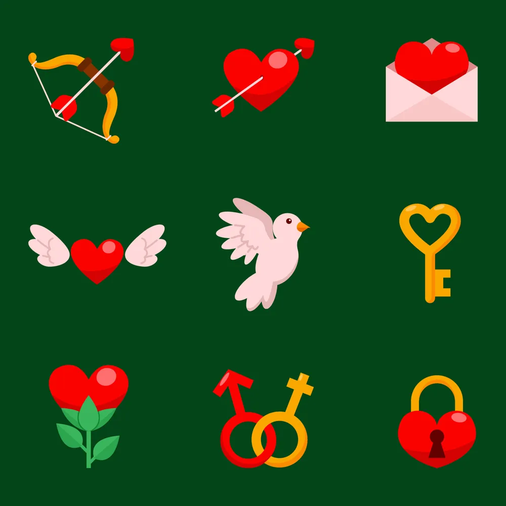 Set of Valentines Day Icons
