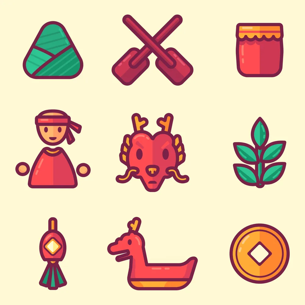 Dragon Boat Festival Icon Collections