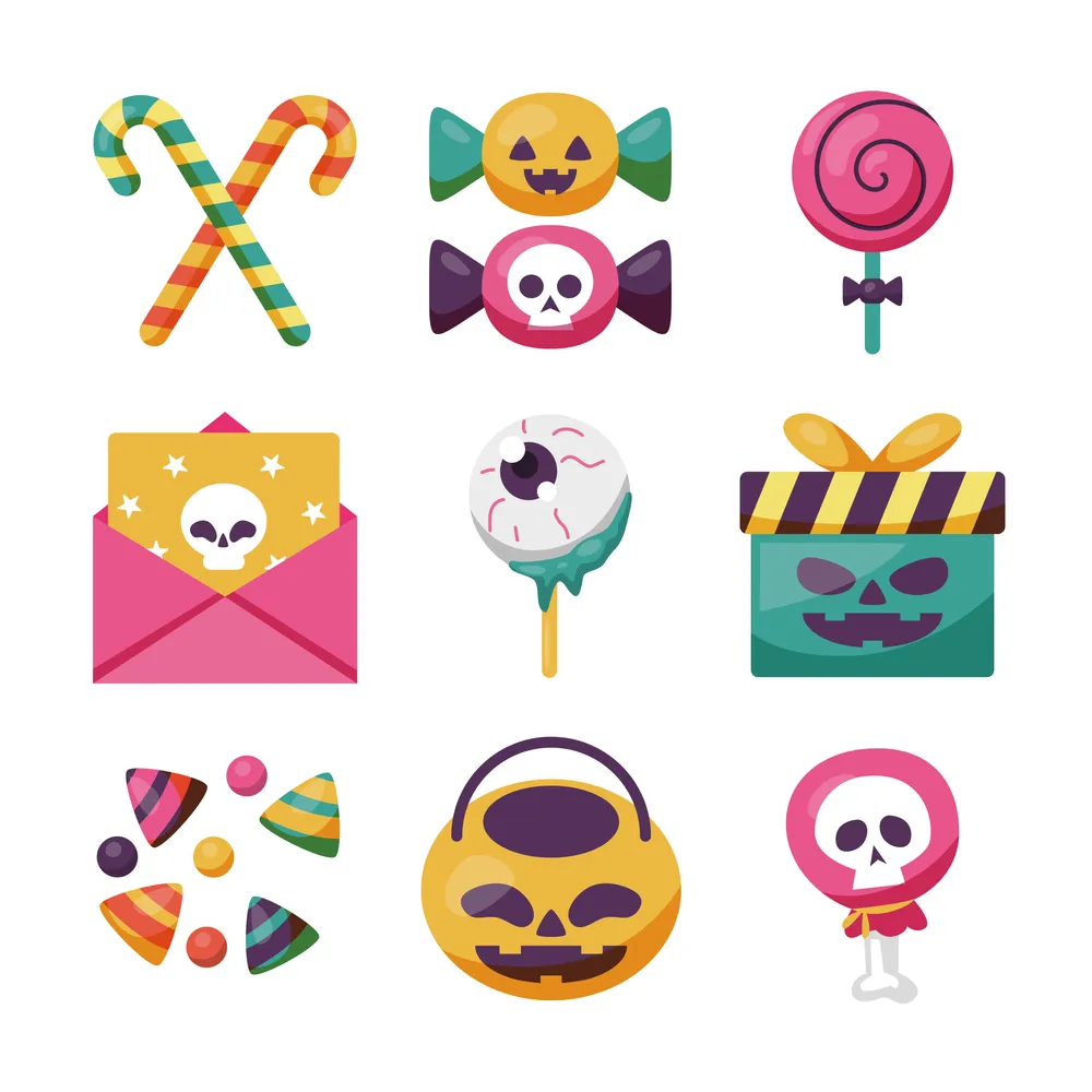 Trick or Treats Icon Element Collections