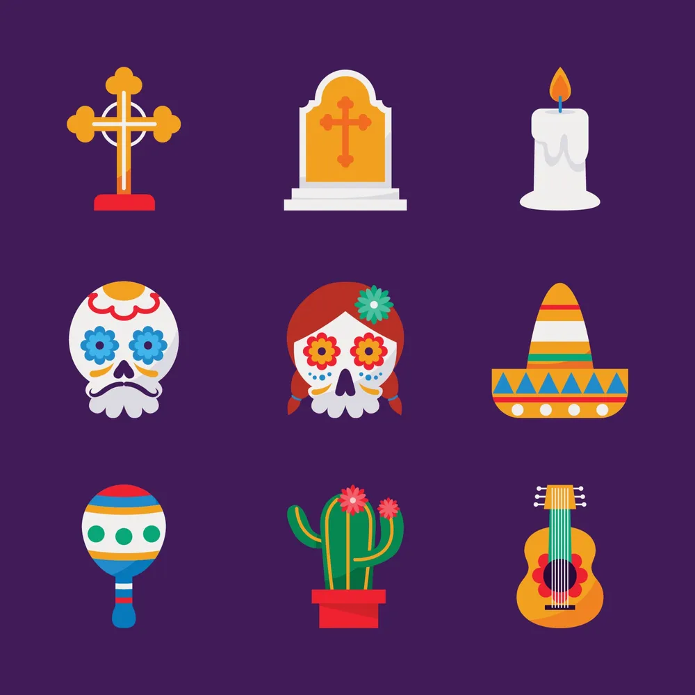 Dia De Los Muertos Icon Pack