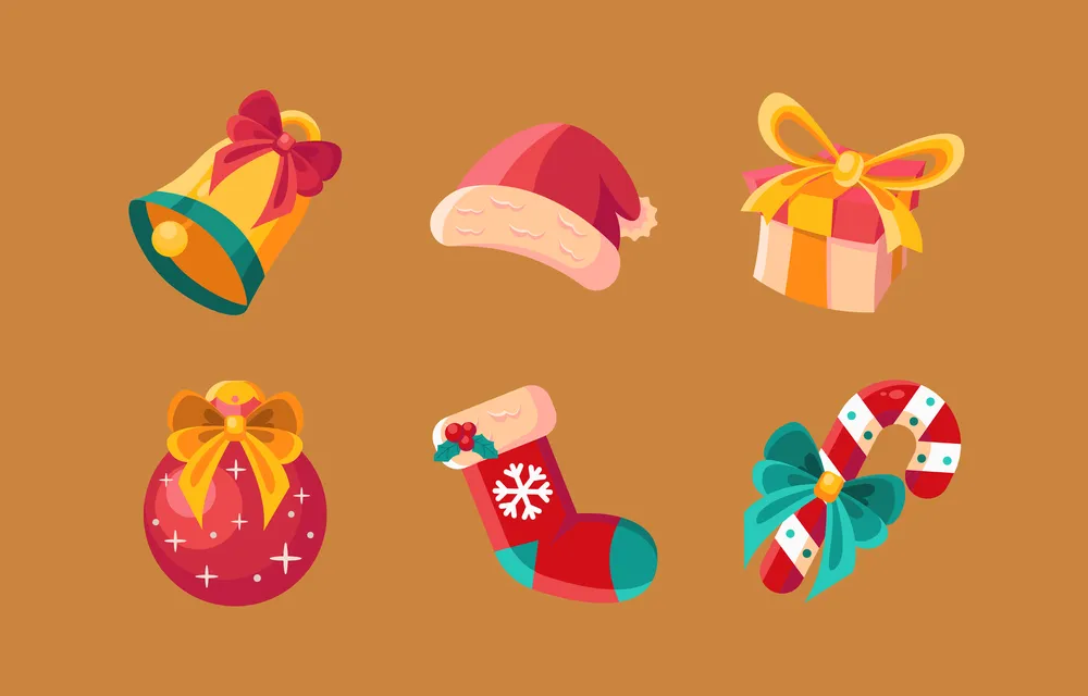 Detail Icons Pack of Christmas Items