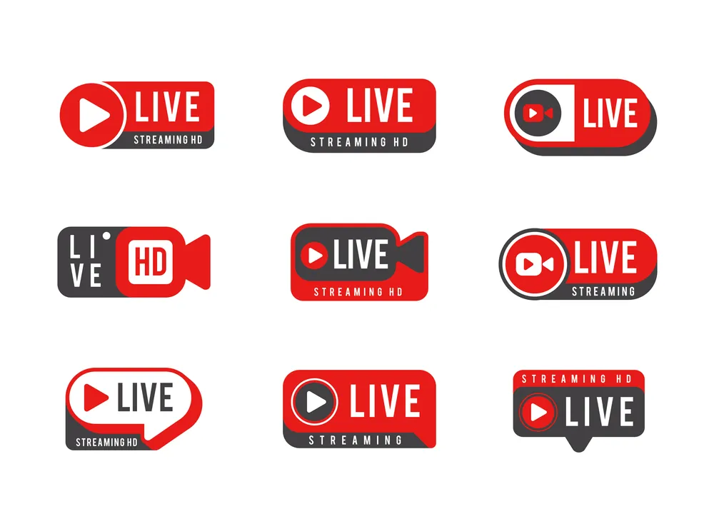 Youtube Live Badge Set