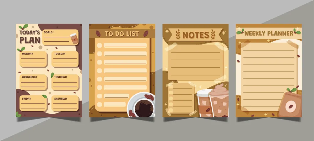 Coffee Journal Template