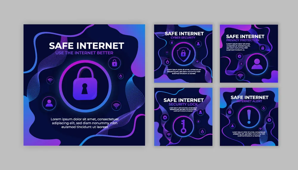 Safe internet Social Media Posts