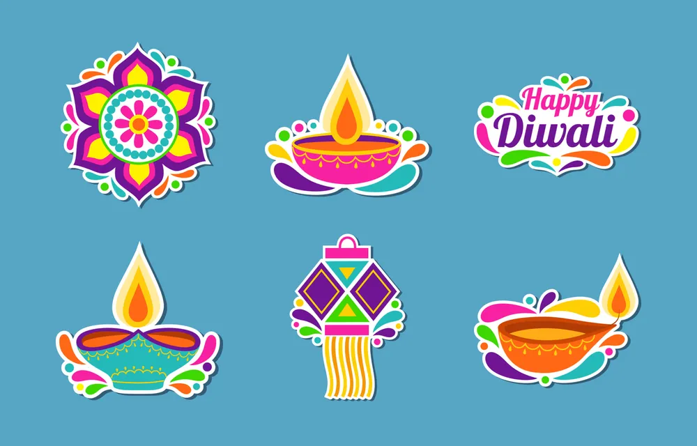 Colorful Diwali Day