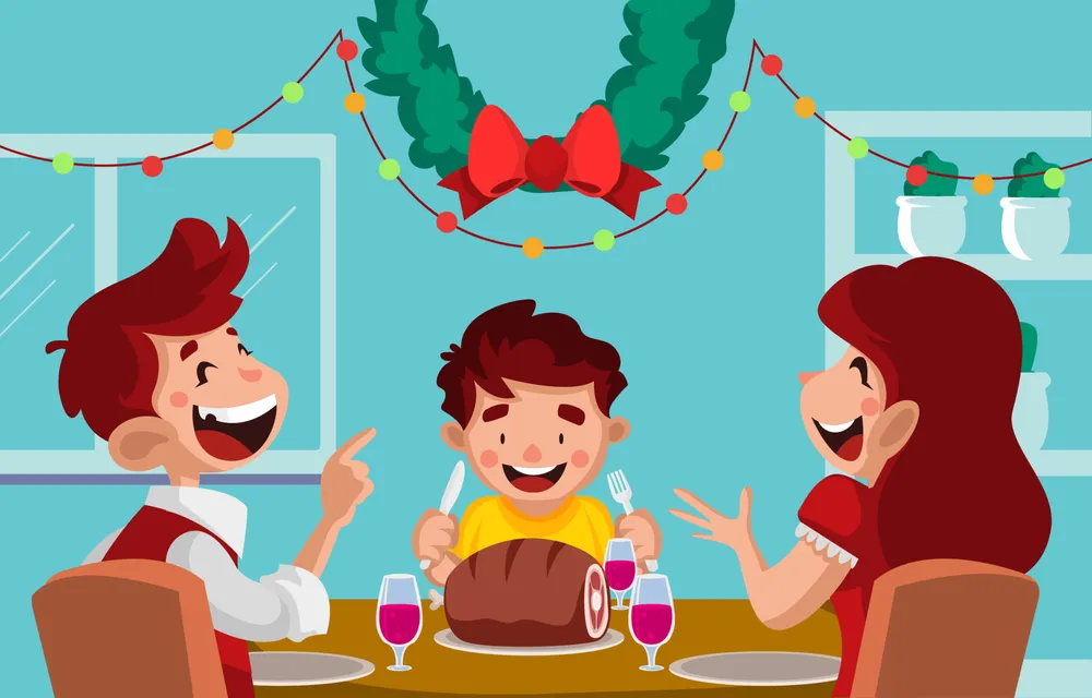 Family Gathering on Thanksgiving
