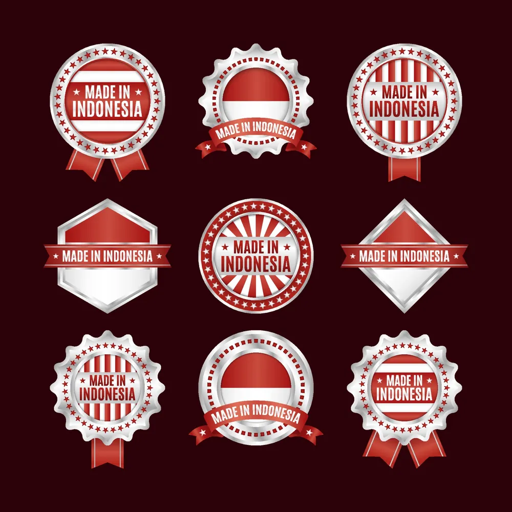 Made in Indonesia Badge Collection
