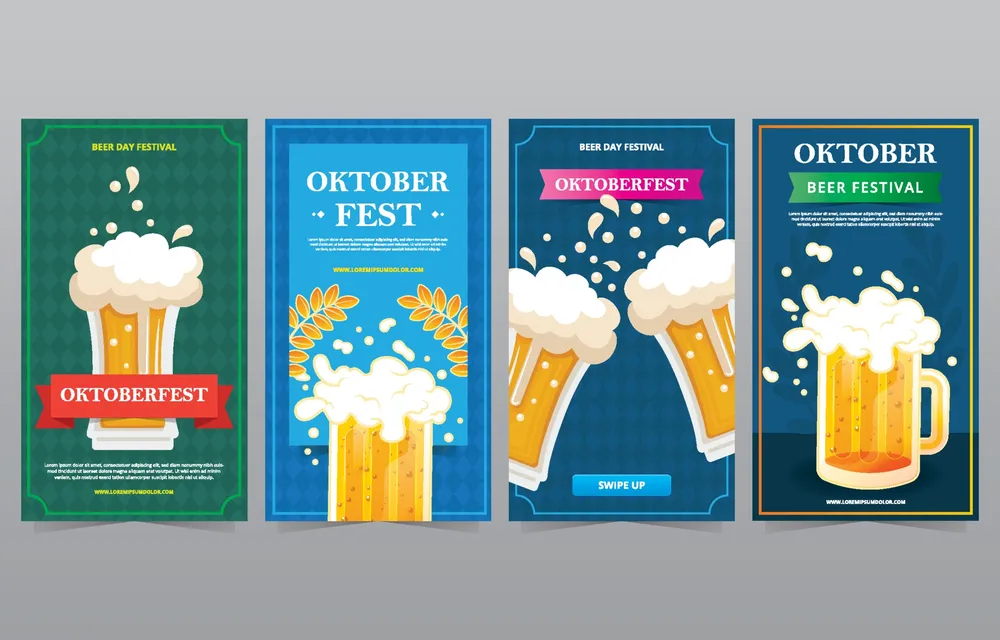 Oktoberfest Template for Social Media Post