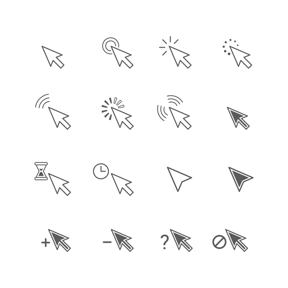 Set Arrow Computer Pointer