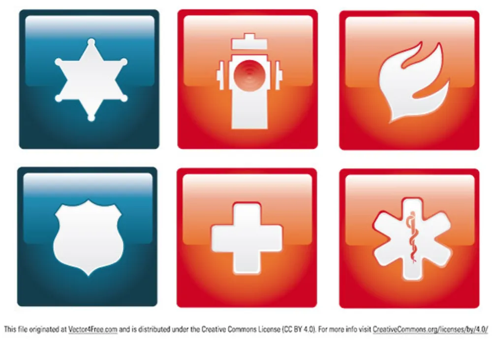 Emergency Vector Icon Set