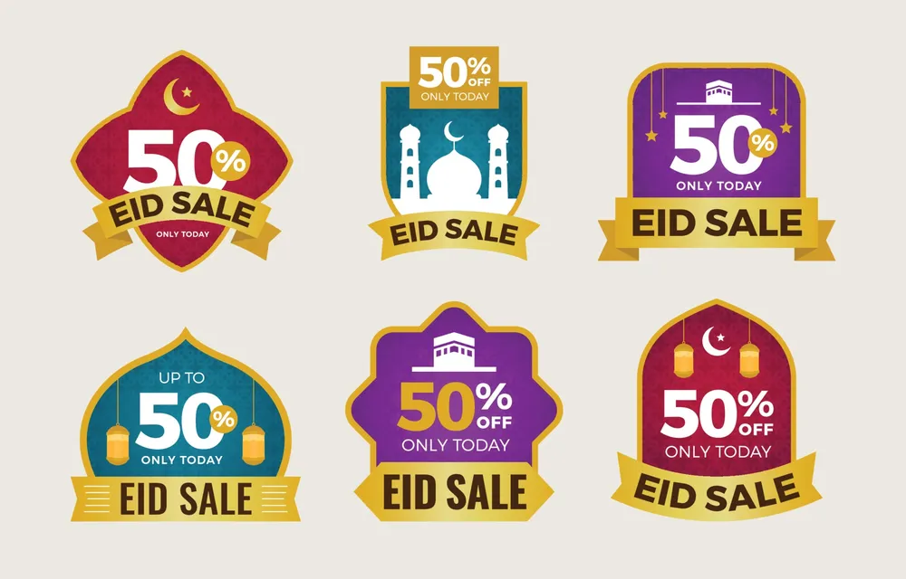 Eid Mubarak Sale Label Collection