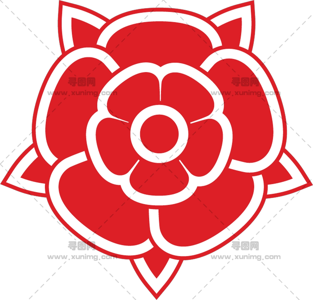 红玫瑰符号插画PNG免抠图预览图