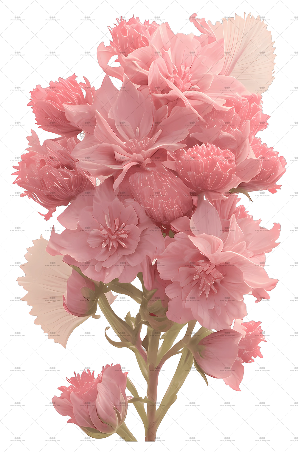 粉色花朵花束PNG免抠图预览图