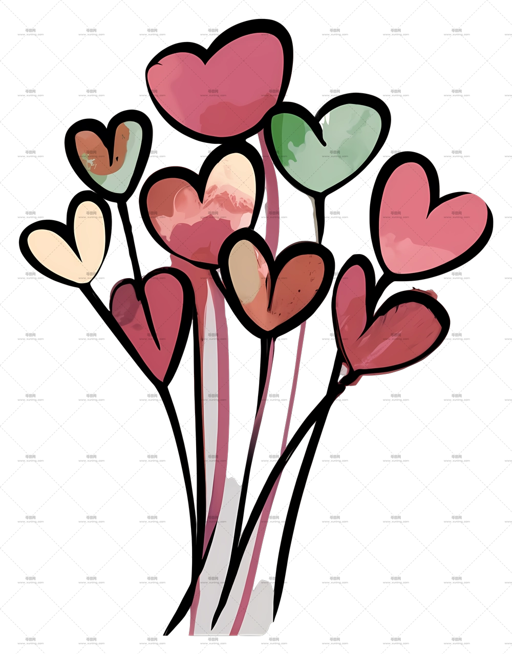 将心比作艺术花艺布置PNG免抠图预览图 将心比作艺术花艺布置PNG免抠图预览图