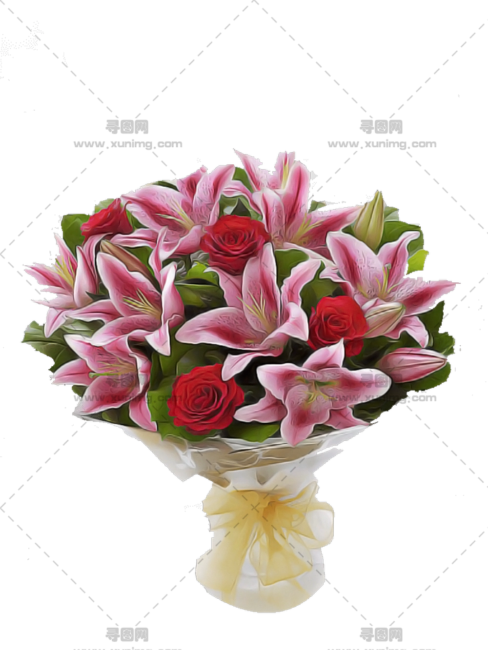 美丽的花束PNG免抠图预览图