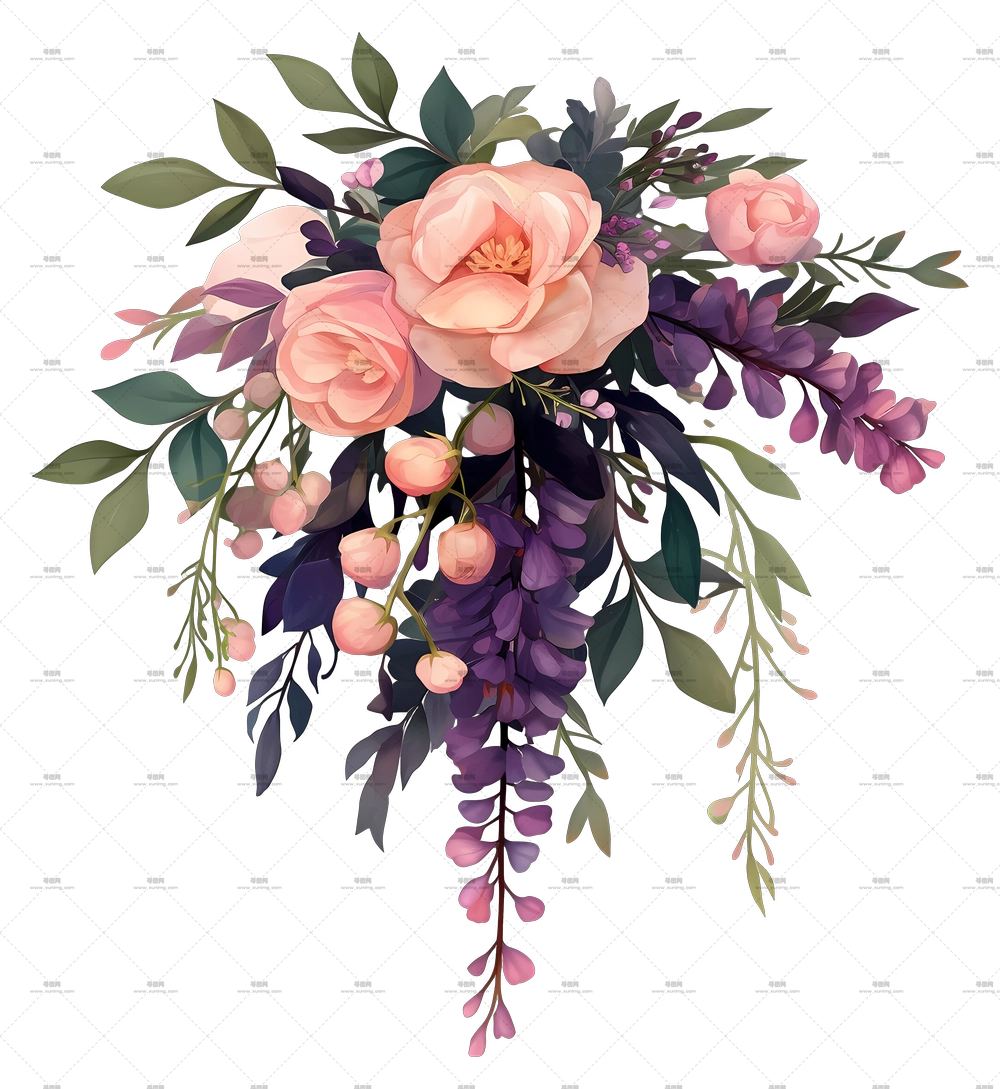 CASCADE 花束 – 美丽的花束PNG免抠图预览图