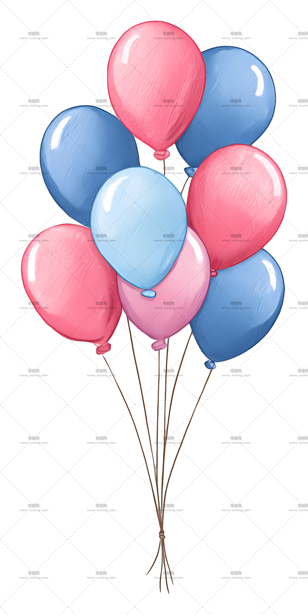 气球花束 – 带篮子的彩色气球PNG免抠图预览图 气球花束 – 带篮子的彩色气球PNG免抠图预览图