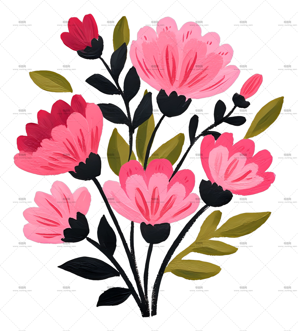 粉色花束 – 粉色盛开的花朵PNG免抠图预览图 粉色花束 – 粉色盛开的花朵PNG免抠图预览图