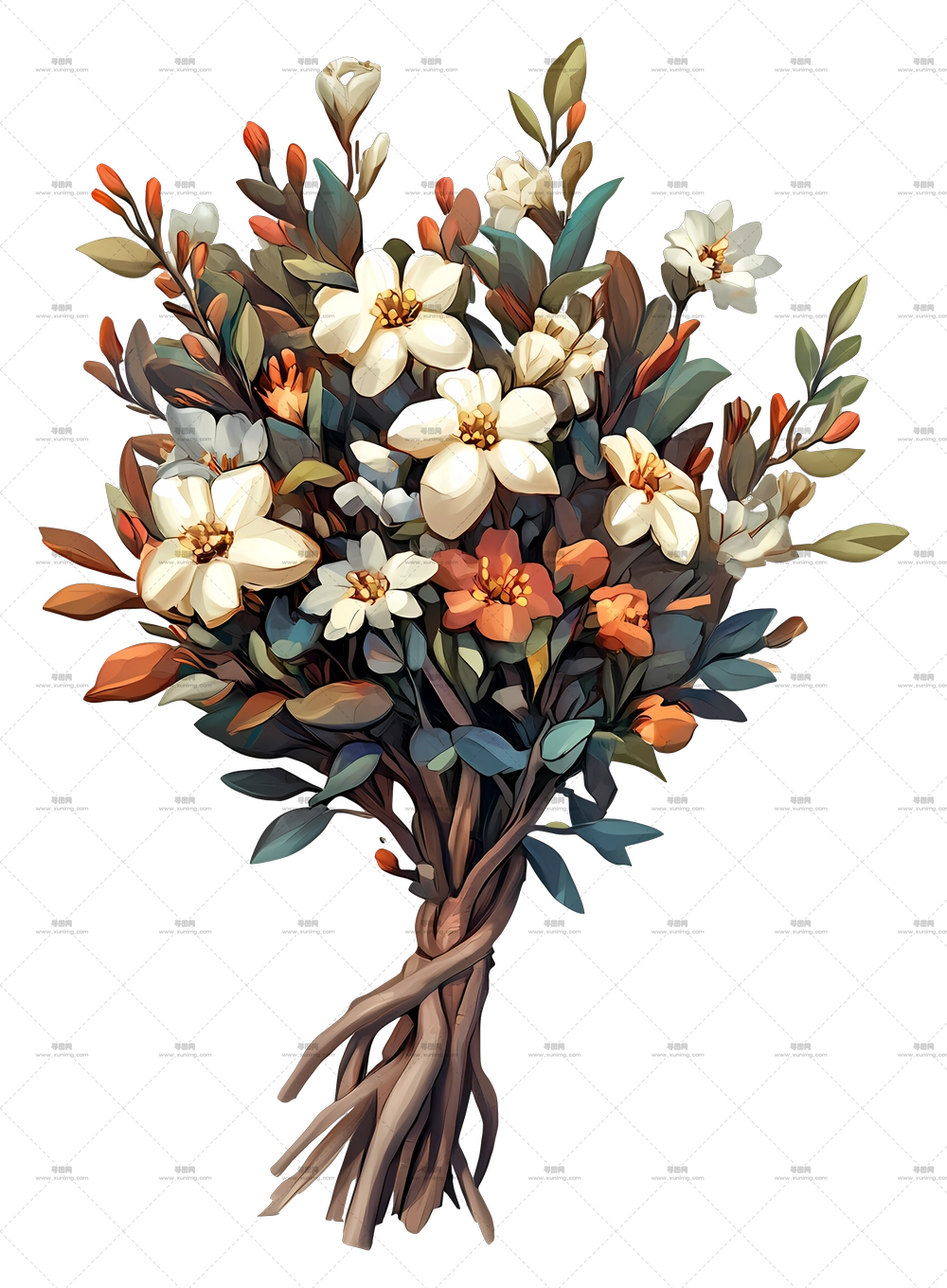 Deadwood Bouquet – 精美的花束PNG免抠图预览图